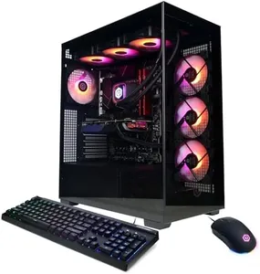 CyberPowerPC Gamer Xtreme VR Gaming PC, Intel Core i9-14900KF 3.2GHz, GeForce RTX 4070 Super 12GB, 32GB DDR5, 2TB PCIe Gen4 SSD, WiFi Ready & Windows 11 Home (GXiVR8080A38)