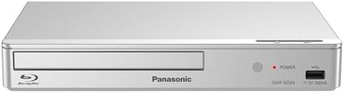 Panasonic DMP-BD84EB-S Smart Network 2D Blu-ray Disc/DVD Player, Internet Apps, High-Resolution Audio, External HDD Playback, USB, Ethernet, Compact Design, Silver