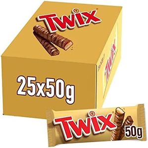 Mars Twix Twin Bar, 50 G - Pack of 32