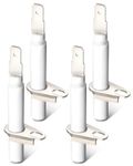 Igniter Replacement Parts Fit for Bosch Range Parts Burner Igniter Replacement White Oven Igniter Gas Stove Igniter Replace 00631633 631633 Spark Electrode Range Ceramic & Metal Material 4Pcs