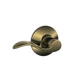 Schlage F10ACC609 Accent Passage Lever, Antique Brass