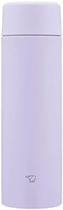 Zojirushi SM-ZB48-VM Water Bottle, Screw, Stainless Steel Mug, Seamless, Direct Drinking, 16.2 fl oz (480 ml), Lilac Purple