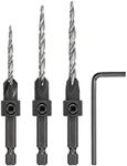 DEWALT Countersink Drill Bit Set #6, #8, #10, 3-Piece (DW2535)