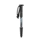 Manfrotto Element MII MMELMIIA5BK, Lightweight 5-section Aluminium Travel Camera Monopod, with Wrist Strap, Rubber Grip, Twist Locks, Load up 16kg, for Compact cameras, Mirrorless, DSLR ,Black