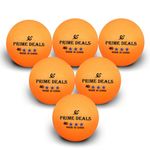 PRIME DEALS 3 Star Table Tennis Balls | Ping Pong Balls, High-Performance 40+ ABS Training Balls Advanced Table Tennis Balls, Ping Pong Balls for Competition and Training - Orange