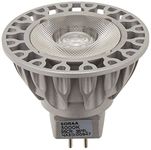 Bulbrite SM16-07-36D-930-03 SORAA 7.5W LED MR16 3000K VIVID3 36° Dimmable Light Bulb, Silver