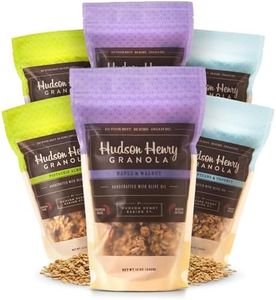 Hudson Henry Favorites Granola Variety Pack | Small Batch Baked Gluten Free Granola with Pure Maple Syrup, Extra Virgin Olive Oil & Pumpkin Seeds | Soy Free, Vegan & Non-GMO | 6 Pack, 12 oz Bags