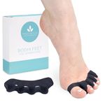 Mind Bodhi Toe Separators - Correcting Bunions and Restoring Toes to Their Original Shape - For Men and Women - Toe Spacers Bunion Corrector – Black