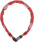 Abus Chain 1200 Web Lock, Red, 60cm