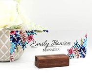 ARTSWAVE Desk Name Plate - Office Sign for Home Decor, Personalized Gifts, Unique Gifts for Women, Customized Gifts - Elegant and Professional Custom Name Plate for Office and Home