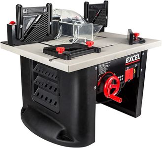 EXCEL 1500W Router Table – Variable Speed, Safety Switch, 1/2" & 1/4" Collets