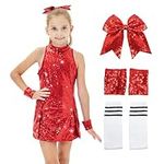 Resiwai Girls Sequins Dance Costume