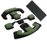 Tactical Airsoft Helmet Pads Internal Memory Foam Foam Protective Cushion Buffer Pad Protection Mat Accessories Liner System for Fast MT MICH IBH AF ACH Helmet (OD)