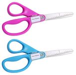 Stanley Minnow 5-Inch Pointed Tip Kids Scissors, Assorted Colors - Pack of 2 (SCI5PT-2PK)