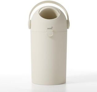 Grownsy Diaper Pail, Odor Locking, No Special Bag Required, Beige