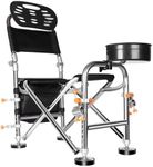 Fishing Chair with Rod Holder, Fold