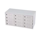 FixtureDisplays? Cellphone Mini Charging Station Locker Assignment Mail Slot Box 15258