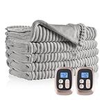 DUODUO Electric Heated Blanket Quee