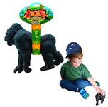 Deluxebase Animal Adventure Replica - Gorilla from Ape Toy Replica Figure. Large sized animal figures that are ideal jungle animal toys for kids