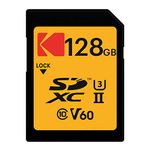 Kodak 128GB UHS-II U3 V60 Ultra Pro SDXC Memory Card