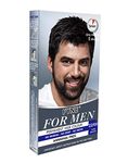 FYNE - Dark Brown Permanent Hair Colour | Grey Hair Colouring for Men with Comb Applicator Included | Natural-Look Hair Dye | No Mixing Ready to Apply | Ammonia and Cruelty-Free