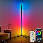 DeeprBling Smart LED Floor Lamp, 165cm, 16 Million Colour Changing Standing RGB Corner Light with Music Sync, Remote & App Control, DIY Mode & Timing, Modern Mood Lighting for Living Room