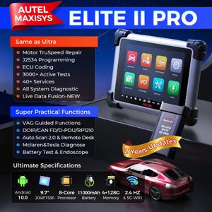Autel MaxiSys Elite II Pro Automotive Diagnostic Scanner – Advanced OBD2 Tool