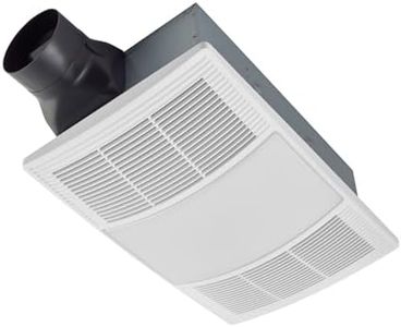 Broan-NuTone BHFLED110 PowerHeat Bathroom Exhaust Fan, Heater, and LED Light Combination, 110 CFM