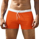 COOFANDY Mens Swim Briefs Square Cu