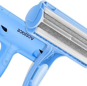 ACE2ACE Fusselrolle Tierhaare, Tierhaarentferner, Fusselbürste Tierhaare für Hundehaare und Katzenhaare, Hundehaarentferner für Sofa, Bett, Teppich, Kratzbaum, Baby blau