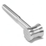 Aihomo Meat Tenderiser Mallet & Hammer - 304 Stainless Steel - Dual-Side Heavy Duty One-Piece Design for Beef, Chicken, Conch, Veal, Sunday Roasts - Dishwasher Safe & Ergonomic Design