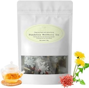 Dandelion Wolfberry Tea, Dandelion Tea Bags, Organic Wolfberry Dandelion Tea with Seven Herbal Ingredients