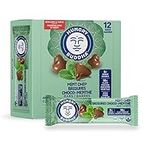 Hungry Buddha Bars - Plant Based Protein Bars - Vegan Nutrition Bars - Low Sugar Healthy Snacks - Gluten Free Snack Bars - Peanut Free - Protein Bar - Keto Bar - 12 Count [Mint Chip]