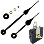 High Torque Long Shaft Quartz HR1688 Clock Movement Mechanism Replacement Clock Kit with 5.4 Inch Long Spade Hands for DIY Handicrafts Repair Clock Parts Shaft Lengths 20mm / 0.79 inch