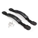 Boncas Kayak Side Mount Carry Handles with Hardware Soft Grip Handle Durable Webbing Heavy Duty Canoe Handle Kit (2 Pack)