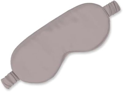 Olive + Crate Eucalyptus Tencel Sleep Mask - Hypoallergenic Eye Mask for Sleeping - Light Blocking Night Masks, Moisture Wicking, Anti-Static Eye Covers - Long Flight Travel Essentials - Dusk
