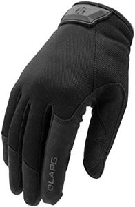 LAPG Men's Core Patrol Glove, Durable and Lightweight Tactical Work Gloves for Men, Touchscreen Compatible Shooting Gloves, Enhanced Grip for Better Control, Black, Large