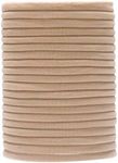 inSowni 50 Pack Super Soft Stretchy DIY Solid Nylon Headbands Baby Hair Bands One Size Fits All (Khaki)