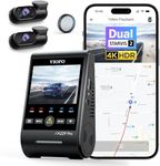 VIOFO A229 PRO 3CH Front Interior and Rear 4K + FHD + 2K HDR Triple Dash CAM with Sony STARVIS 2 SENSORS Super Night Vision Voice Control (3CH (Front + Rear + Interior))