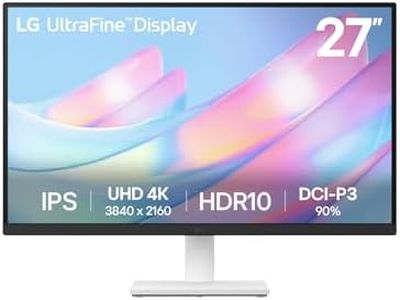 LG 27US500-W - 27" 4K UHD Ultrafine™ IPS Monitor