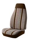 Fia TR47-63 Brown Custom Fit Front Seat Cover Split Seat 60/40 - Saddle Blanket, (Brown)