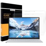 [2 Pack] Megoo Surface Laptop 5/ Surface Laptop 4 Screen Protector, Tempered Glass, Easy Installation Ultra Clear Anti-Scratch, Friendly Touching Screen Shield, Compatible for Microsoft Surface Laptop 3/2/1-13.5 Inch