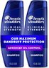 Head & Shoulders Anti-Dandruff Shampoo with 1% Selenium Sulfide, Clinical Strength Advanced Oil Control Twin Pack, Seborrheic Dermatitis Relief, Oily Scalp, 13.5 Fl Oz Each