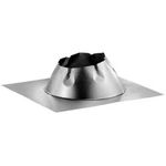 Duravent 9051V Galvanized Duraplus 6" Class A Chimney Pipe Flat Roof Flashing