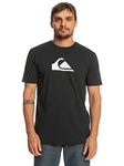 Quiksilver Young Mens Comp Logo T-Shirt, Black, XL EU