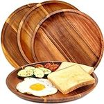 Wooden plates (set of 4-11inch ) Di