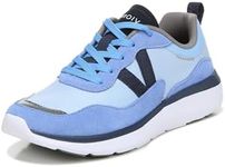 Vionic Delmer Ayse Women's Active Trainers Lace up Supportive Walking Shoes Includes Three-Zone Comfort for Heel Pain and Plantar Fasciitis with Orthotic Insole Arch Support Wide Fit Azure UK 5.5
