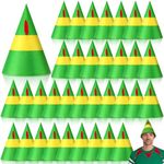 Toulite 36 Pcs Christmas Elf Hat Adults Christmas Hat for Elf Costume Gifts Accessories Holiday Party Cosplay Women Men