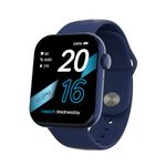 Cultsport Cult.Sport Active T 2.01 Hd Display, Single Chip Bt Calling, Rotating Crown, 200 Watchface Smartwatch (Blue Strap, Free Size)