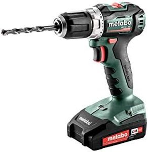 METABO 602326500 - Taladro atornillador sin escobillas a bateria 18V / 2x 2,0 Ah Li-Ion BS 18 L BL con maletín